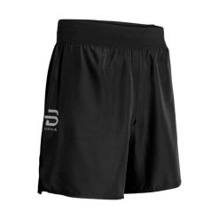 Szorty Daehlie Sportswear Air 7,5 Inch. Czarne krótkie spodenki sportowe męskie DAEHLIE, xl, bez wzorów, z materiału, do biegania. Za 331.50 zł.