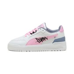 Sneakersy Puma Shuffle Downtown Lo 90s Mid. Białe trampki i tenisówki chłopięce Puma, bez wzorów, ze skóry, street, bez zapięcia. Za 226.80 zł.