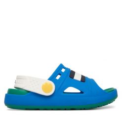 Sandały Tommy Hilfiger. Niebieskie sandały chłopięce Tommy Hilfiger, bez zapięcia. Za 179.99 zł.