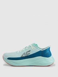 4F Buty do biegania FLOW RUN męskie - turkusowe 43. Niebieskie buty sportowe męskie 4f, z neoprenu, bez zapięcia, do biegania. Za 349.99 zł.