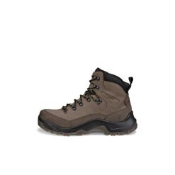 Buty trekkingowe o średniej cholewce Ecco. Szare trekkingi męskie ecco, trekkingowe. Za 947.70 zł.