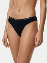Emporio Armani Underwear Komplet fig brazylijskich EW000406 AF19024 MC005 Czarny. Czarne figi damskie Emporio Armani Underwear, s, bez wzorów, z wiskozy. Za 209.99 zł.