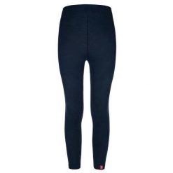 Legginsy dziecięce Loap Bancy Blue. Czarne legginsy dla dziewczynek ZSPORT, bez wzorów, z bawełny. Za 126.99 zł.