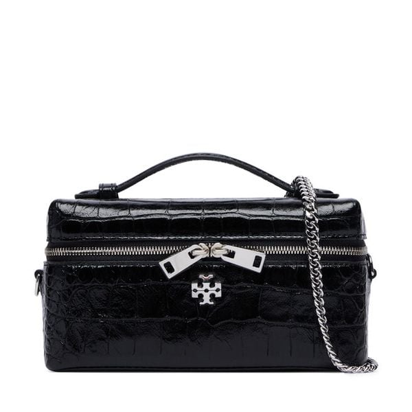 Torebka Tory Burch. Czarne torebki do ręki damskie Tory Burch, bez wzorów, bez dodatków. Za 2,759.00 zł.