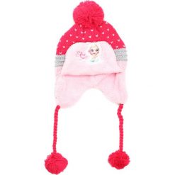 Ciemnoróżowa Czapka Hello. Czapki dla dzieci marki Reserved. Za 24.99 zł.
