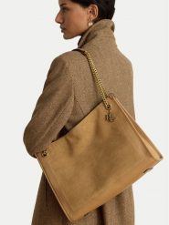 LAUREN RALPH LAUREN Torebka 431980176003 Brązowy jasny. Brązowe torebki do ręki damskie Lauren Ralph Lauren, bez wzorów, ze skóry, bez dodatków. Za 2,199.00 zł.