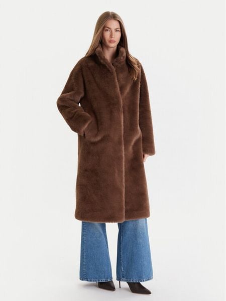 JOOP! Futro 58 254C58Cim 30048879 Brązowy Regular Fit. Brązowe płaszcze damskie JOOP!, bez wzorów, z futra, bez kaptura. Za 1,619.00 zł.