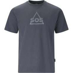T-shirt SOS Kvitfjell V2. Fioletowe t-shirty męskie SOS, s, bez wzorów, z bawełny, sportowe, bez kołnierzyka. Za 192.50 zł.