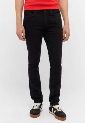 Męskie Spodnie jeansowe Mustang Style Frisco Skinny Denim Black 1016792 4000 902. Czarne spodnie materiałowe męskie Mustang, l, bez wzorów, z denimu. Za 219.99 zł.