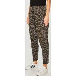 Answear - Spodnie Animal Me. Czerwone legginsy damskie ANSWEAR, uniwersalny, bez wzorów, z bawełny. W wyprzedaży za 99.90 zł.