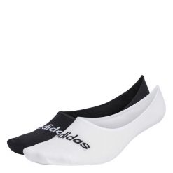 Thin Linear Ballerina Socks 2 Pairs. Białe skarpety damskie Adidas, bez wzorów, z materiału. Za 37.95 zł.
