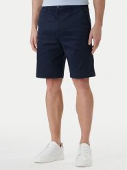 Calvin Klein Szorty materiałowe LV04LB600G Granatowy Regular Fit. Niebieskie szorty męskie Calvin Klein, m, bez wzorów, z bawełny. Za 329.99 zł.