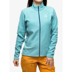 Bluza polarowa damska Haglofs Buteo Mid Jacket. Zielone bluzy damskie Haglöfs, bez wzorów, z polaru, bez kaptura. W wyprzedaży za 288.80 zł.