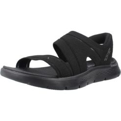 Sandały Skechers Model Slip-ins Go Walk Flex Kolor Czarny. Czarne klapki damskie Skechers, bez wzorów, bez zapięcia. Za 279.99 zł.