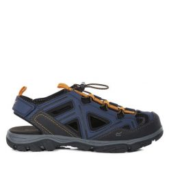 Sandały Regatta. Niebieskie sandały męskie Regatta, bez zapięcia. Za 449.99 zł.