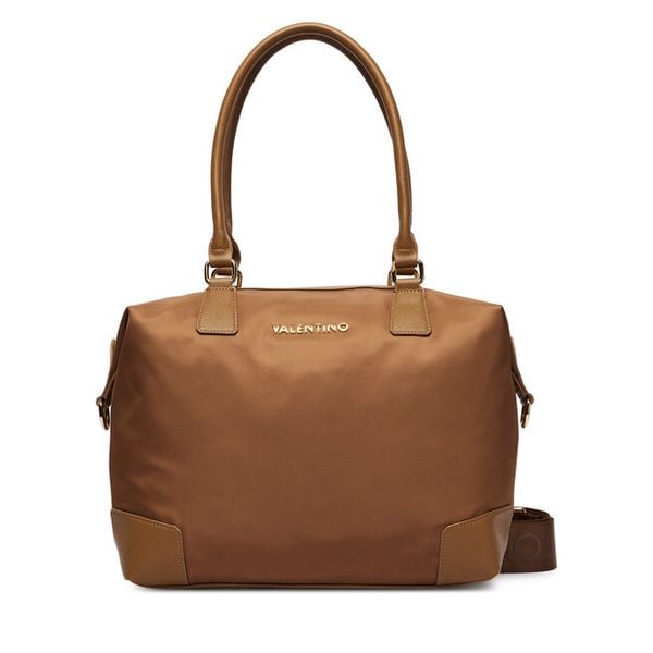Torebka Valentino. Brązowe torebki do ręki damskie Valentino, bez wzorów, klasyczne, bez dodatków. Za 549.99 zł.