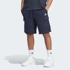 Spodenki krótkie męskie addidas Essentials. Niebieskie buty sportowe męskie Adidas, m, bez wzorów, na fitness i siłownię. Za 140.99 zł.