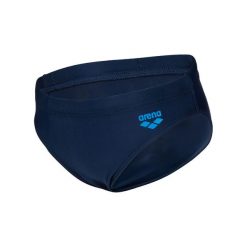 Slipki kąpielowe chłopięce Arena Friends Brief. Niebieskie kąpielówki dla chłopców Arena, bez wzorów, z elastanu. Za 71.98 zł.