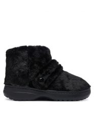 Crocs Kapcie Classic Unfurgettable Boot 211743 Czarny. Czarne kapcie damskie Crocs, bez wzorów, z materiału. Za 379.99 zł.