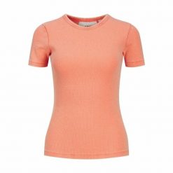 Koszulka z krótkim rękawem Damska Jack & Jones Jxfrankie Wash Ss Koral. Czerwone koszulki sportowe damskie Jack&Jones, xl, bez wzorów, bez kołnierzyka, bez ramiączek, na fitness i siłownię. Za 250.05 zł.