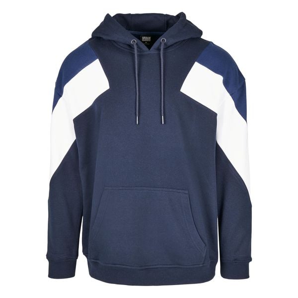 Bluza z kapturem Urban Classics oversize 3-tone. Brązowe bluzy męskie Urban Classics, m, bez wzorów, z materiału, z kapturem. Za 238.15 zł.