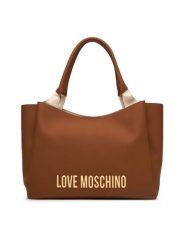 LOVE MOSCHINO Torebka JC4107PP1OKD0200 Brązowy. Brązowe torebki do ręki damskie Love Moschino, bez wzorów, ze skóry, bez dodatków. Za 1,049.00 zł.