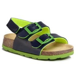 Sandały Superfit. Niebieskie sandały chłopięce Superfit, bez zapięcia. Za 139.99 zł.