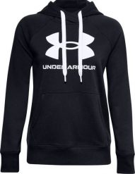 Under Armour Bluza damska Under Armour Rival Fleece Logo Hoodie głęboka czerń 1356318 001 2XL. Bluzy damskie Under Armour, xl, bez wzorów, bez kaptura. Za 188.91 zł.