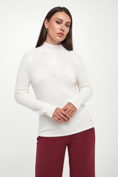 Sweter damski wełniany JOSEPH RIBKOFF. Swetry damskie Joseph Ribkoff, l, bez wzorów, z wełny, bez kołnierzyka, bez ramiączek, bez kaptura. Za 809.00 zł.