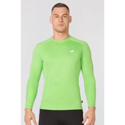 Koszulka termoaktywna z długim rękawem fitness męska Rough Radical Fury LS. Zielone buty sportowe męskie ROUGH RADICAL, m, bez wzorów, bez kołnierzyka, bez ramiączek, na fitness i siłownię. Za 69.95 zł.