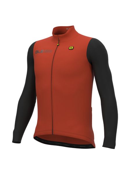 Bluza rowerowa męska Alé Cycling Solid Fondo 2.0. Brązowe bluzy męskie ALÉ CYCLING, na jesień, l, bez wzorów, z elastanu, bez kaptura. Za 291.15 zł.
