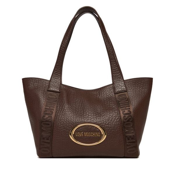 Torebka LOVE MOSCHINO. Brązowe torebki do ręki damskie Love Moschino, bez wzorów, klasyczne, bez dodatków. Za 1,009.00 zł.