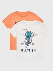 Zippy Komplet t-shirtów ZBBAP0303 23016 Kolorowy Regular Fit. T-shirty dla chłopców zippy, bez wzorów, z bawełny, bez ramiączek. Za 59.99 zł.