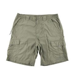 Second life - Spodenki męskie cargo Columbia Titanium - Jak nowy. Brązowe krótkie spodenki sportowe męskie Columbia, l, bez wzorów, z nylonu, trekkingowe. Za 106.46 zł.