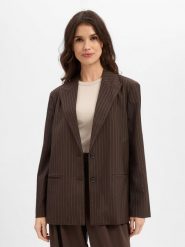 JJXX marynarka oversize Kobiety brązowy, XL. Brązowe żakiety damskie JJXX, xl, bez wzorów, biznesowe. Za 399.95 zł.