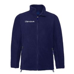 Bluza polarowa Givova Alaska dla mężczyzn - Komfort i Styl. Niebieskie bluzy męskie Givova, m, bez wzorów, z polaru, bez kaptura, na fitness i siłownię. Za 185.99 zł.
