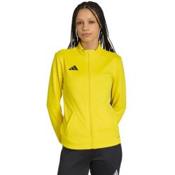Bluza damska adidas Entrada 26 Track. Żółte bluzy damskie Adidas, bez wzorów, z poliesteru, bez kaptura, na fitness i siłownię, climacool (adidas). Za 121.99 zł.