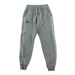 Spodnie dresowe damskie Under Armour Performance Fleece. Szare spodnie dresowe damskie Under Armour, s, bez wzorów, z dresówki, do biegania. Za 106.46 zł.