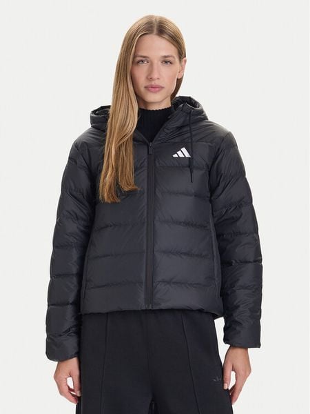 Adidas Kurtka puchowa Essentials Climawarm KC1580 Czarny Regular Fit. Czarne kurtki damskie Adidas, xs, bez wzorów, z puchu, bez kaptura. Za 429.99 zł.