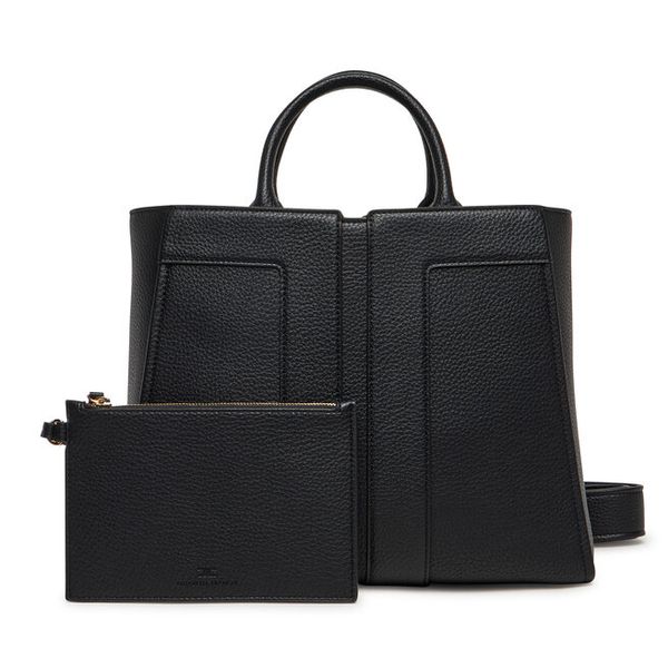 Torebka Elisabetta Franchi. Czarne torebki do ręki damskie Elisabetta Franchi, bez wzorów, klasyczne, bez dodatków. Za 1,339.00 zł.