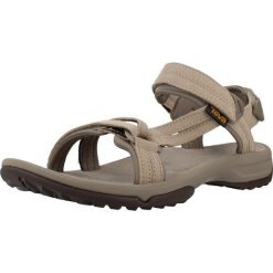Sandały TEVA W TERRA FI LITE Beżowy. Brązowe sandały damskie Teva, bez wzorów, ze skóry, bez obcasa, bez zapięcia. Za 347.99 zł.