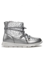 Mayoral Śniegowce 48394 Szary. Szare buty zimowe dziewczęce Mayoral, z materiału, bez zapięcia. Za 279.99 zł.