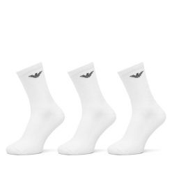 Skarpety długie Emporio Armani. Białe skarpety męskie Emporio Armani, bez wzorów. Za 139.99 zł.