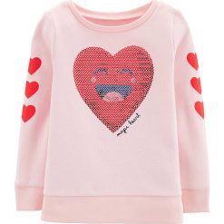 Bluza w kolorze różowo-czerwonym. Bluzy dla niemowląt marki Carter´s. W wyprzedaży za 54.95 zł.