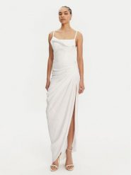 JACQUEMUS Sukienka wieczorowa 21E243DR001-1020 Biały Regular Fit. Białe sukienki damskie JACQUEMUS, bez wzorów, z wiskozy, wizytowe, bez kołnierzyka, bez ramiączek. Za 3,539.00 zł.