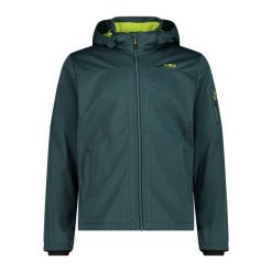 Kurtka męska turystyczna CMP 39A5027M. Zielone kurtki sportowe męskie CMP, l, bez wzorów, z softshellu, trekkingowe. W wyprzedaży za 293.99 zł.