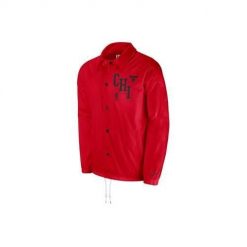 Kurtka uniwersalna męska Nike Nba Chicago Bulls Coach's. Czerwone kurtki sportowe męskie Nike, m, bez wzorów, z syntetyku, do biegania. Za 329.00 zł.