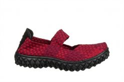 Półbuty Rock Over Deep Bordo 032037, Czerwony, Materiał - 39. Czerwone obuwie sportowe damskie Rock Spring, bez wzorów, z materiału. W wyprzedaży za 164.99 zł.