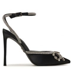 Szpilki Steve Madden. Czarne szpilki damskie Steve Madden, bez wzorów, bez obcasa, bez zapięcia. Za 309.99 zł.