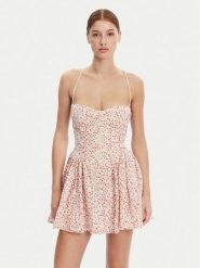Bardot Sukienka koktajlowa 59827DB Kolorowy Regular Fit. Sukienki damskie Bardot, bez wzorów, z syntetyku, wizytowe, bez kołnierzyka, bez ramiączek. Za 419.99 zł.